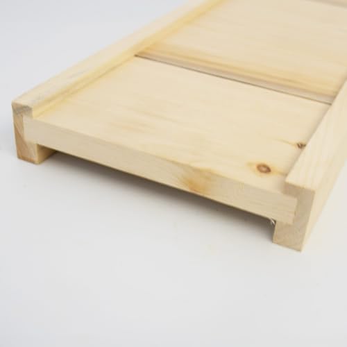 Lehman's Stoney Acres Solid Bottom Board for 5-Frame Nuc and Langstroth Hive, Durable, Stable Foundation Beehive Base, Essential Hive Management Tool, Easy-to-Use Design