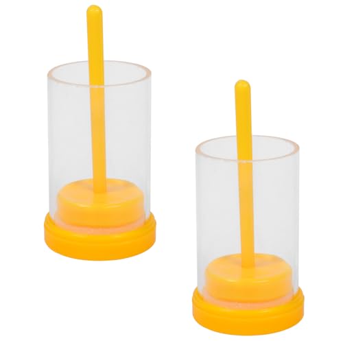 Totority 4sets Professional Bee Marking Bottles of Beekeeping Tools for Easy Queen Identification and Hive Inspection and Marker Bottles