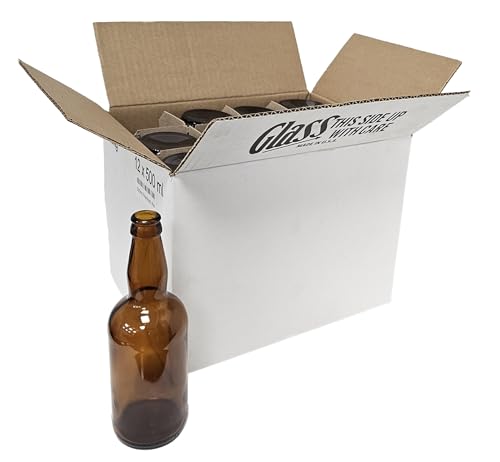 Home Brew Ohio (Beer Bottles Premium Ale Amber Crown Bottle 500ml - Case of 12