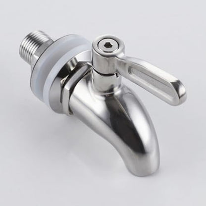 Sumerain Spigot for Beverage Dispenser,SUS304 Stainless Steel Metal Spigot Dispenser for Jar, Juice, Cold Drink,Wine,Beer - size: 1-pack