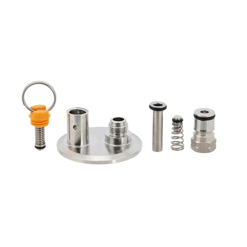 Home & Brewing 2" Tri-clamp End Cap with PRV and Ball Lock Gas Post Dry Hopper Lid Closed Pressure Transfer Homebrew Conical Fermenter Parts Brewing Accessories