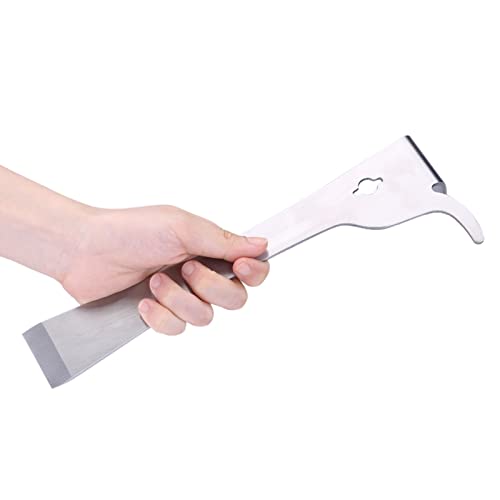 GLOGLOW Stainless Steel Beekeeping Scraper Tool 9.84 Inch Hive Frame Lifter Propolis Remover & Beehive Cleaning Tool for Beekeepers (Beekeeping Tool Hive Tool)