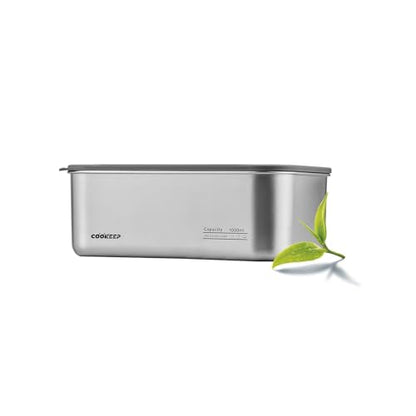 34oz/1000ml Stainless Steel Food Containers, Stainless Steel Containers with Lids,Snack Containers,Lunch Box,Easy Clean,Airtight&Leakproof for Kitchen Storage,Dishwasher safe,BPA-Free - size: Small Box(34oz/1000ml)