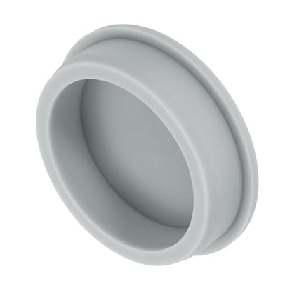 uxcell Silicone Rubber Plug, High Temp Round Hole Plug Waterproof Rubber Stopper Pipe End Caps Fit 63.6mm/2.5" for Bathtub Bottle Sealing, Grey - size: 63.6mm/2.5"