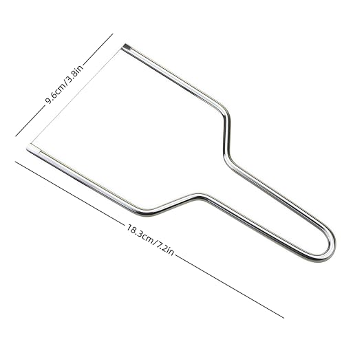 Heavy-Duty Cheese Slicer - Stainless Steel Wire Cutter for Butter, Tofu & Kitchen，Easy Clean