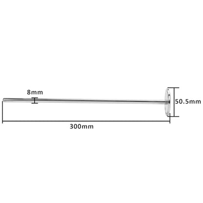 DERNORD 1.5 inch Tri Clamp Thermowell SS304 for Beer Fermenter Homebrew Solar Heater Boiler, 300mm Length - size: 300mm