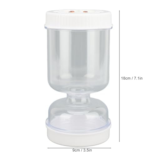 50oz Pickle Jar with Strainer Flip, Leakproof Airtight Food Storage Container Pickle Holder Juice Separator Jar for Capers Olives Jalapenos Includes 2 Forks Silicone Gasket Timer Lid