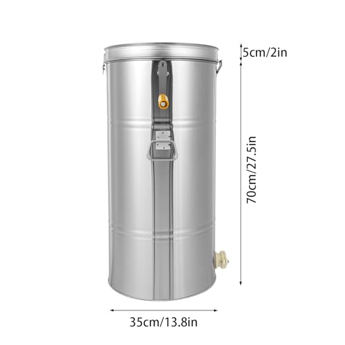 2 Frame Honey Extractor Manual Honey Extractor Honey Spinner Drum Separator Spinner Beekeeping Equipment Food Grade Stainless Steel Beekeeping Extraction Apiary Centrifuge Equipment