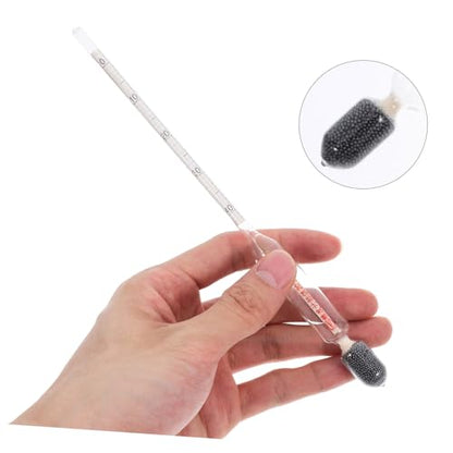 SHOWERORO Sugar Hydrometer Kit 3pcs Triple-Scale Syrup Tester for Accurate Maple Syrup Measurement Food-Grade Material for Home Brewing and Cooking