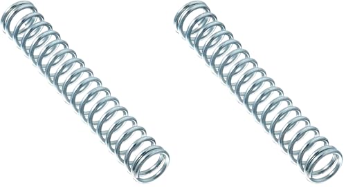 Prime-Line SP 9722 Compression Spring, Spring Steel Construction, Nickel-Plated Finish, 0.028 GA x 7/32 in. x 1-3/8 in. (8 Pack) - color: Nickel, size: 7/32 in. x 1-3/8 in. (Pack of 2)