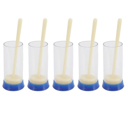 Walfront 5Pcs Queen Bee Marking Bottle, Queen Bee Marking Cage, Queen Bee Marking Bottle Soft Plunger Beekeeping Tackle, Tools for Beekeeping Gardening Potted Plants, Walfrontwzq5dggfmr