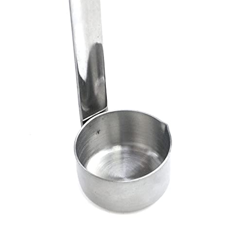 2pcs Stainless Steel Wine Dipper Long Handle Beer Pouring Ladle with Hook Ladle,25ml - size: 25ml