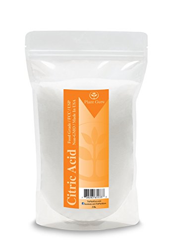 Citric Acid Powder 3 lbs. Bulk 100% Pure Food Grade, Kosher, Non-GMO, for Cooking, Baking, Cleaning, Bath Bomb and Soap Making. - size: 3 Pound (Pack of 1)