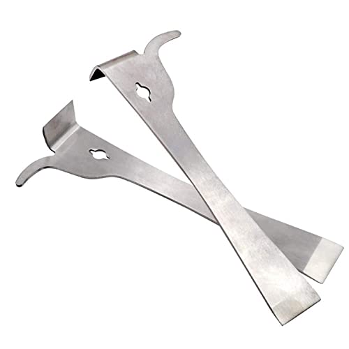3pcs Hive Scraper Tools J-Hook Polished Stainless Steel Multifunction Beekeeping Tools Beekeeping Equipment Bee Hive Hand Tool Beekeepers Supplies