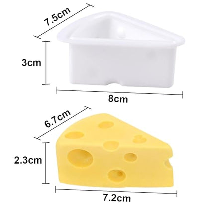 Cheese Shape Silicone Candle Mold Scented Mousse Cake Moulds Soap Mold Chocolate Fondant Pastry Baking Decorating Tools Bakeware