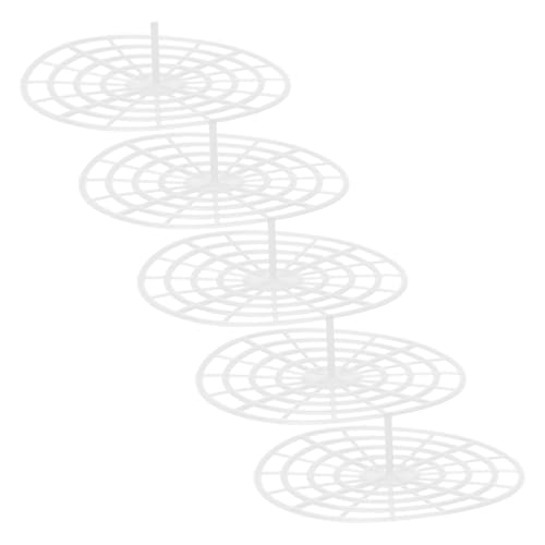 DECHOUS 5pcs Pickle Press Plate for Fermenting Vegetables Round Mesh Design for Pickling Easy to Clean and Robust for Kimchi and Sauerkraut Mason Jars