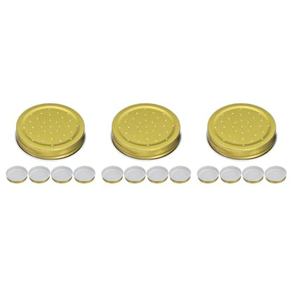 Toddmomy 15Pcs Bee Feeder Lids for Hive Entrance Beekeeping Equipment Watering Station Lid Easy Installation Reusable Bee Water Dispenser for Outdoor Feeding