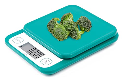 Ozeri Garden and Kitchen Scale II, with 0.1 g (0.005 oz) 420® Variable Graduation Technology® - color: Teal