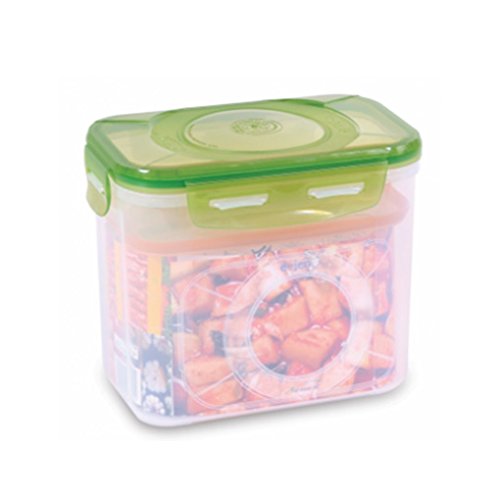 e-jen Premium Kimchi, Sauerkraut Container Probiotic Fermentation with Inner Vacuum Lid (Earthenware Green, 0.9 gal/ 3.4L) - color: Earthenware Green, size: 0.9 gal