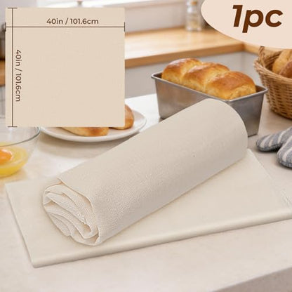 Cheese Cloths for Straining, Grade 100 Cheese Cloth, Reusable Washable Unbleached Pure Cotton Cheesecloth for Cooking and Cheese Making with Hemmed Edge (40x40 Inch-1PC) - size: 40x40 Inch-1PC