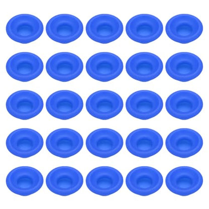 uxcell 25 Pcs Silicone Rubber Gaskets Washer, High Pressure Leak-proof Beer Bottle Gasket Seals Top Washers for Swing Flip Beer Soda Bottle, Blue - color: Blue