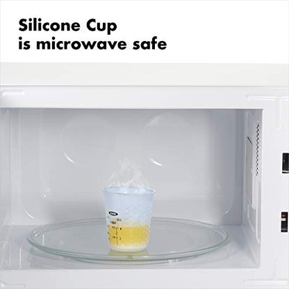 OXO GG MINI SQUEEZE & POUR SILICONE MEASURING CUP - size: Mini, style: Cup