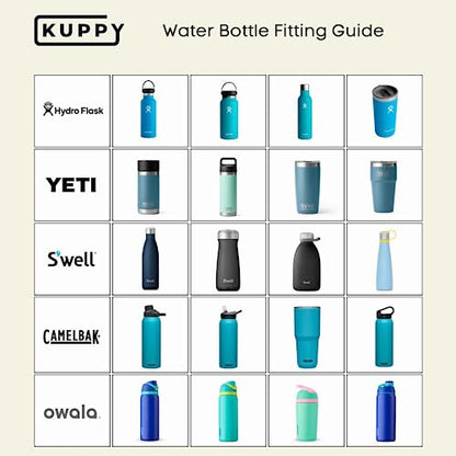 Kuppy Silicone Water Bottle Drying Rack - Fast-Dry Bottle Dryer for 20-64oz Cups - Reusable Food Storage Bag Drying Rack - Compatible with Stanley, Owala, Stasher (Green, 4-Pack) - color: Green