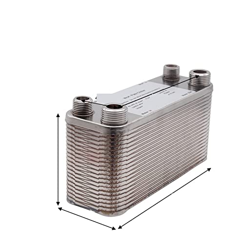 Homebrew Beer Wort Chiller 41 Plate Plate Heat Exchanger, Stainless Steel Heat Exchanger B3-14C for Floor Heating(A2) - size: A2