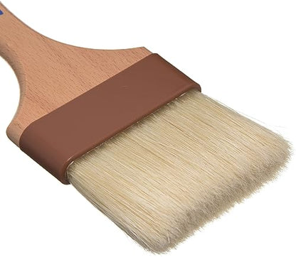 SPARTA Kitchen Basting Brush – 4037500 Basting Brush for Cooking Flat Boar Bristle Brush, Hardwood Handle for Kitchens, Restaurants, Catering, High Heat Food Prep, 3in - size: 9.25" x 3" (Pack of 1)