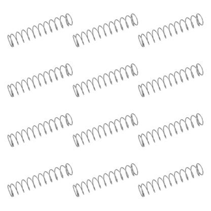 uxcell 50Pcs 304 Stainless Steel Compression Springs, 0.5mm x 8mm x 40mm Small & Tiny Pen Spring for Home Repair & DIY, Workshop & Industrial Use, (Silver Tone) - size: 8mmx40mm