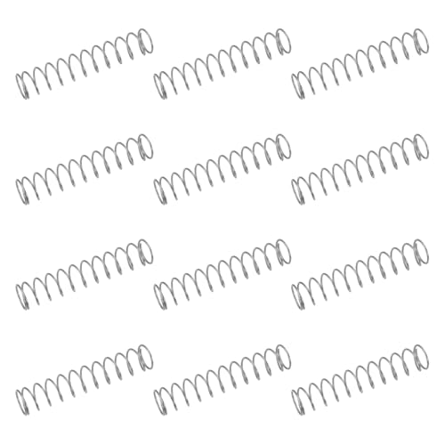 uxcell 50Pcs 304 Stainless Steel Compression Springs, 0.5mm x 8mm x 40mm Small & Tiny Pen Spring for Home Repair & DIY, Workshop & Industrial Use, (Silver Tone) - size: 8mmx40mm