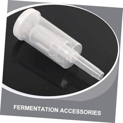 3Sets Homemade Way Valves with Plugs Air Lock for Fermentation Easy Installation for Wine Making Oxygen Entry