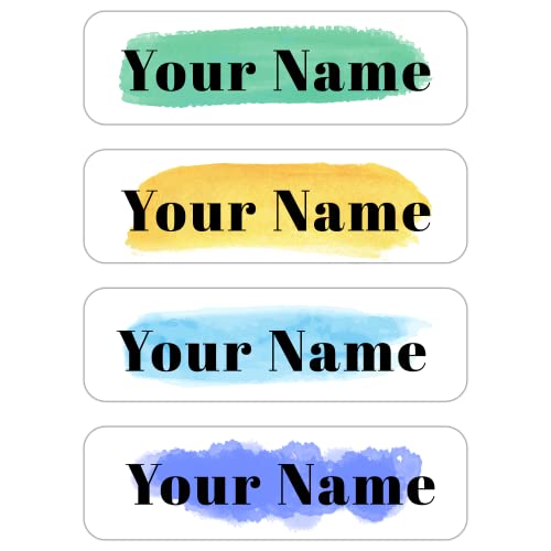 Custom Waterproof Dishwasher Safe Kid Name Labels for Daycare(128 Pack), Camp, School Supply, Baby Bottles, Lunch Boxes and Cups, Travel. Cute Personalized Design Name Stickers (Pattern 15) - color: Pattern 15