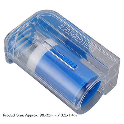 Tyenaza 3Pcs Bee Queen Cages, Transparent Queen Bee Marking Marker Bottle Catcher Clip Holder Queen bee catching Marking Cage(Blue) - color: Blue