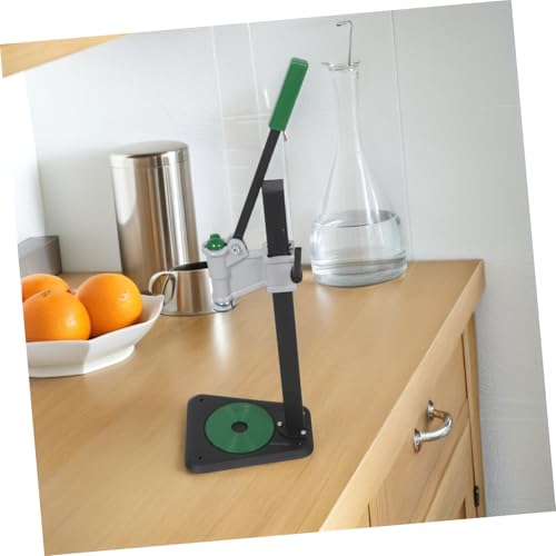 VICASKY Manual Bottle Capper Tool for Glass Bottles Heavy Duty Iron Construction with Adjustable Height for 26mm and 29mm Caps Stable Tabletop Base with Antislip Pad for Home Brewing