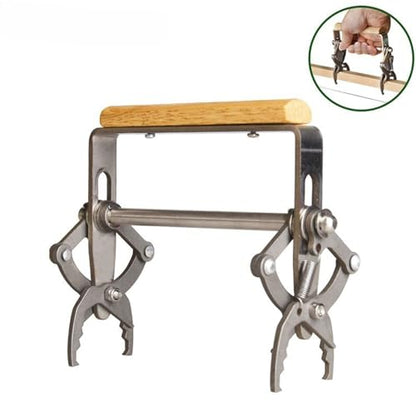 Ergonomic Hives Frame Holder Stainless Steel and Hardwood for Comfortable Beekeeping Hives Frame Removal Tool Wood