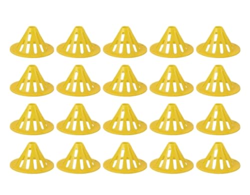 Queen Bee Cage 50Pcs Beehive Entrance Exit Cone Plastic One Way Gate Beekeeping Supplies for Beekeeping Supplies