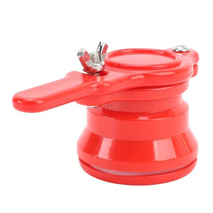 CHICIRIS Honey Gate, 2pcs Food Grade Plastic Leak Proof Valve with O Ring Seal, for Honey Extractor and Bucket Beekeeping Equipment (Red) - color: Red