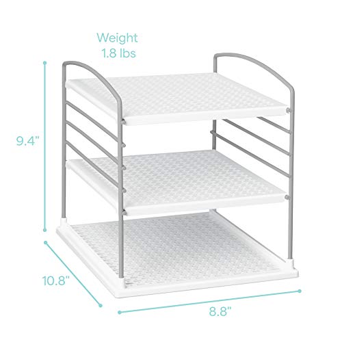 YouCopia UpSpace Adjustable Box Organizer for Foil Wrap and Kitchen Cabinet Storage, Original, White - size: Small Classic