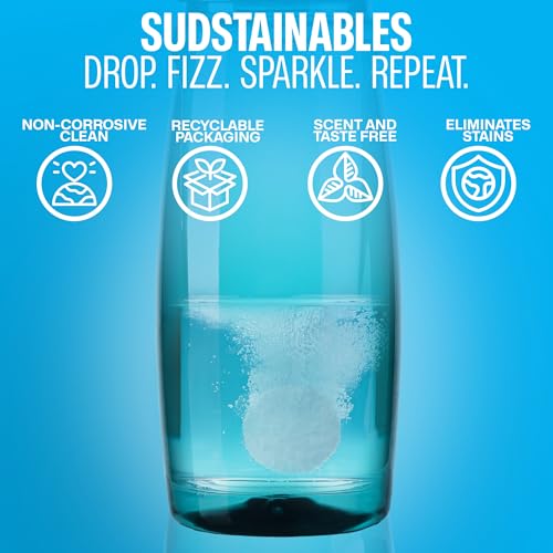 Sudstainables Water Bottle Cleaning tablets bundle with Washing Machine Cleaning tablets