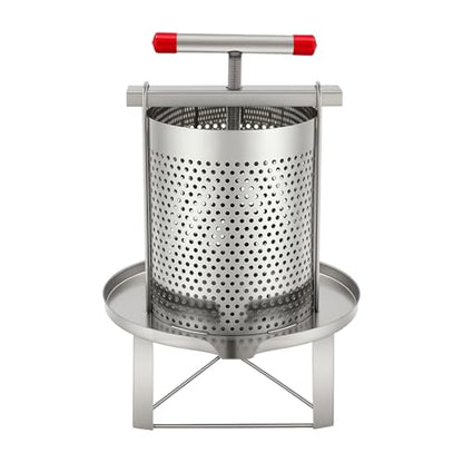 Fruit Wine Press, 3.2 Gallon Honey Press Extractor | Beeswax Presser, Fruit Apple Crusher, Manual Juice Maker, Apple Cider & Nature Juice Making - color: Style 1