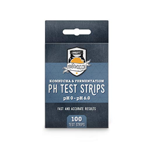 Fermentaholics Kombucha & Fermentation pH Test Strips – Instant Read pH Strips Dispenser for Brewing & Fermentation, pH Range 0–6 - size: pH Test Sticks