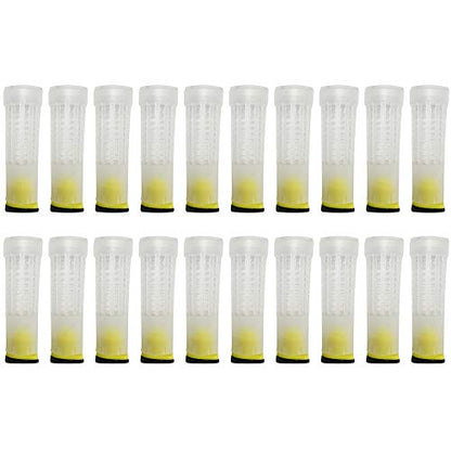 Beekeeping Rearing Cup Kit—Queen Bee Roller Cage 20pcs Equipment Insects Tools Queen Bee Cage Holder Fixtures