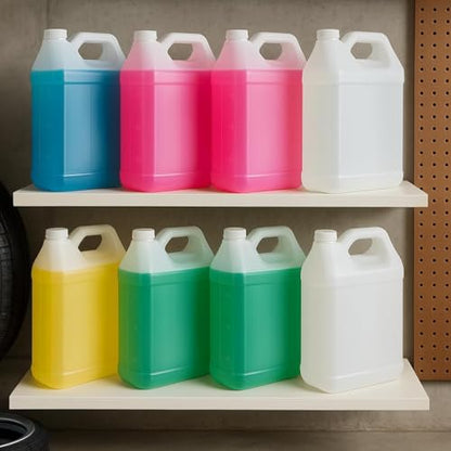 kitchentoolz Empty Gallon Jugs - 1 Gallon Plastic HDPE Storage Containers with Secure Screw Lids - Reusable Water Storage Bottles for Home, Pantry, Gardening & Household Utility Use - Pack of 4 - size: Pack of 4 Bottles