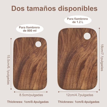 Wood Cutting Boards For Kitchen, Small Portable Walnut Chopping Boards For Outdoor Cooking Draining Lunch Boxes, Serving Boards for Sandwich Cheese Meal Breakfast(L（18 * 12 * 1cm）) - size: L（18*12*1cm）