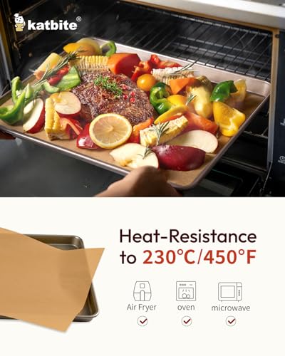 Katbite 200Pcs 9x13 inch Heavy Duty Unbleached Parchment Paper, Parchment Paper Sheets for Baking Cookies, Cooking, Frying, Air Fryer, Grilling Rack, Oven(9x13 Inch) - color: 9"x13"-200
