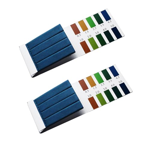 Kombucha, Jun, Vinegar, Pickling & Water Kefir Brew pH Test Strips - pH Range 0-5 High Accuracy Intervals of 0.5,2 Packs of 80 Strips Each,Food Service, Brewing and Fermentation