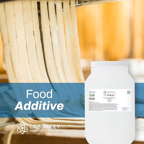 Lab Alley Sodium Carbonate Anhydrous FCC, Kosher, Halal, Water Softener, Food Additive, Cleaning Agent, and Laboratory Reagent (10 Pounds) - size: 10 Pounds