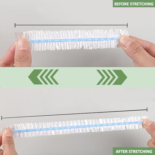 50 PCS Reusable Elastic Food Storage Covers, Airtight Bowl Covers for Plates, Fruits & Sourdough Baking, BPA-Free Plastic Wrap Alternative, Keep Food Fresh & Dust Proof (Multicolor)