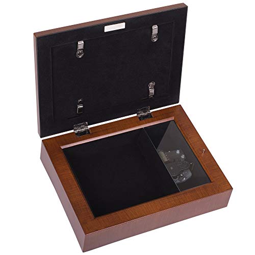 Cottage Garden Our Priest Woodgrain Inspirational Rope Trim Music Box Plays Ave Maria